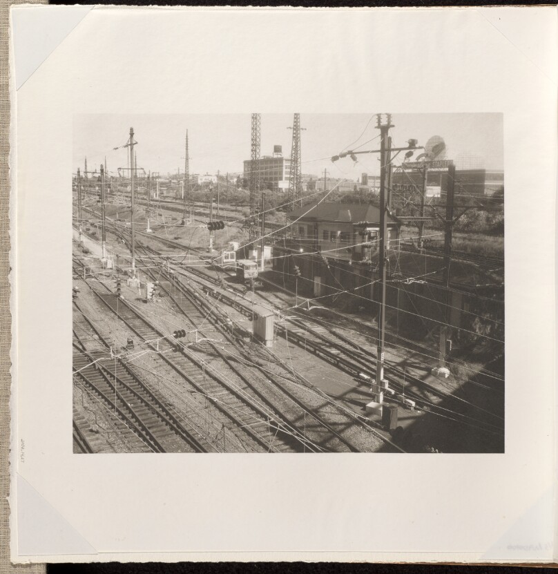 Long Island Rail Road Yard from Queens Boulevard, Queens