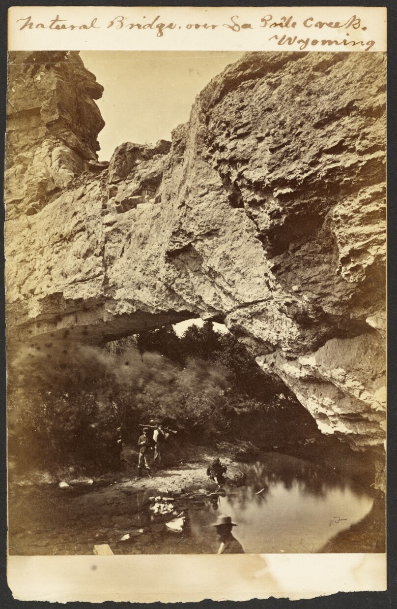 [Natural Bridge, From Above, La Prêle Canyon, Wyoming]
