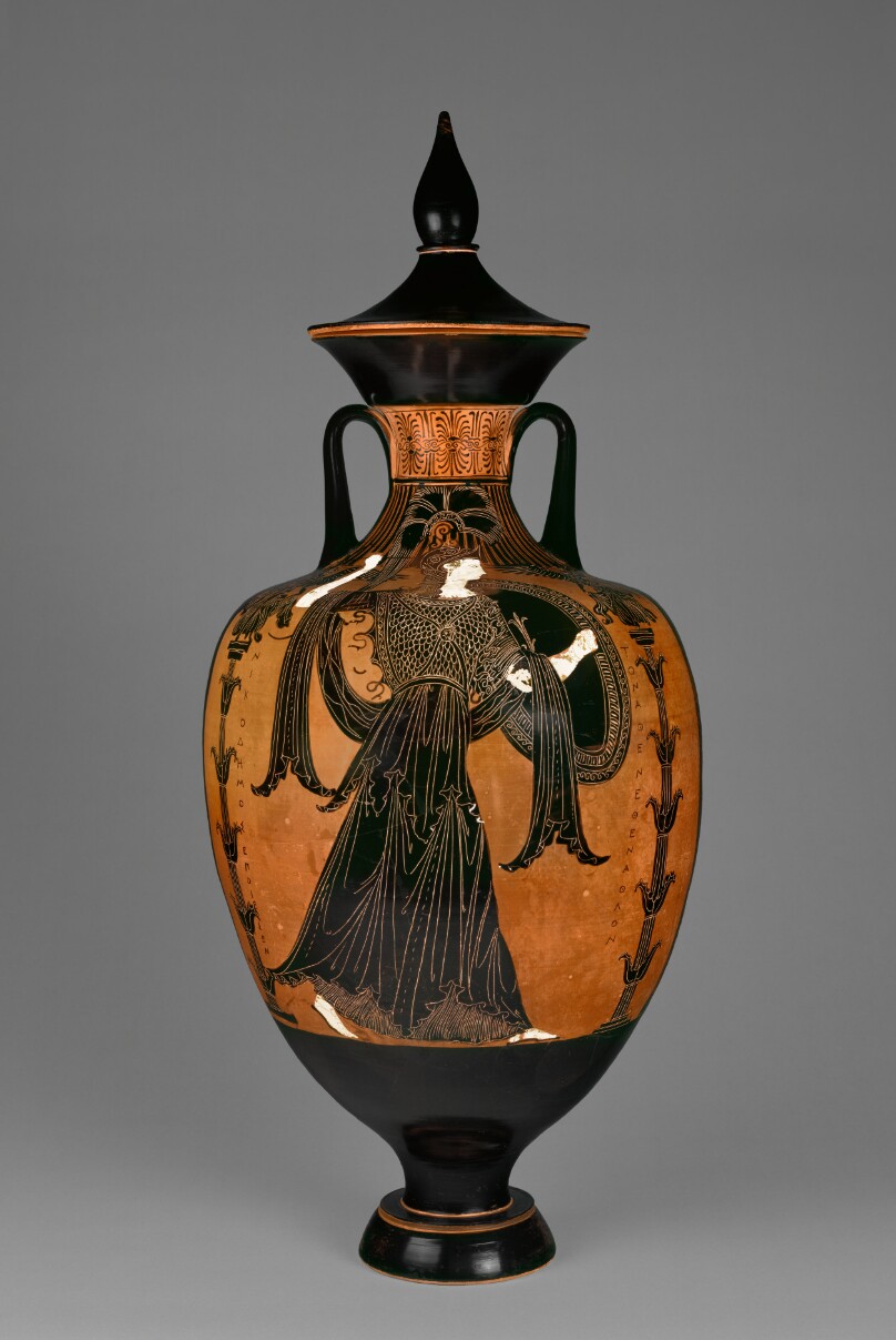 Panathenaic Prize Amphora with Lid