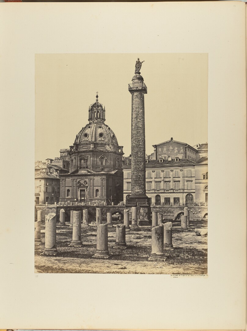 La Colonne de Trajan et les débris de la Basilique Ulpienne