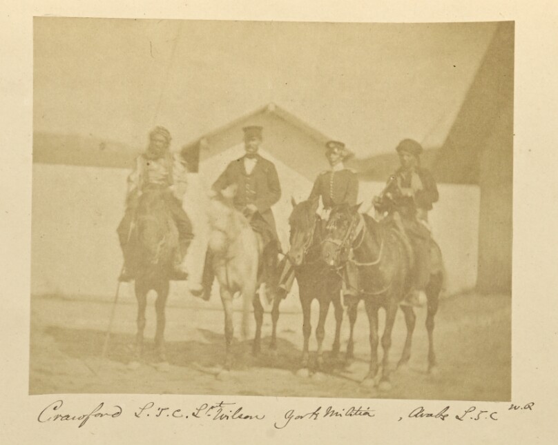 Crawford L.T.C., Lieut. Wilson, Gorti Militia, Arabs L.T.C.