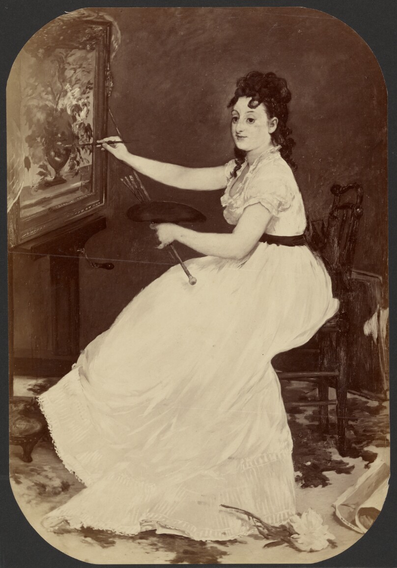 "Portrait de Mlle Eva Gonzales" par Manet