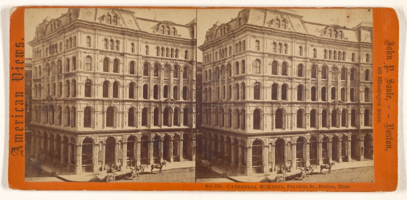 Cathedral Building, Franklin St., Boston, Mass.