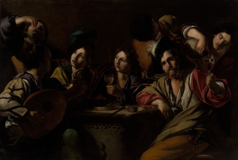 A Drinking and Musical Party