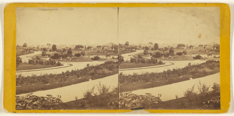 A Visit to the "Central Park" in the Summer of 1863. From the Casino, looking N.E.