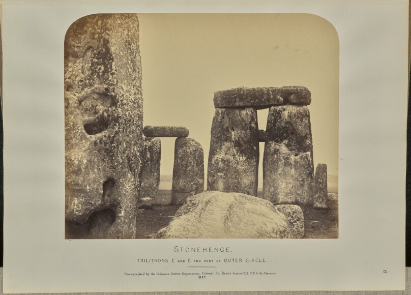 Stonehenge: Trilithons E and C and Part of Outer Circle