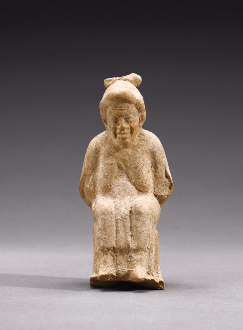Statuette of a Seated Old Woman