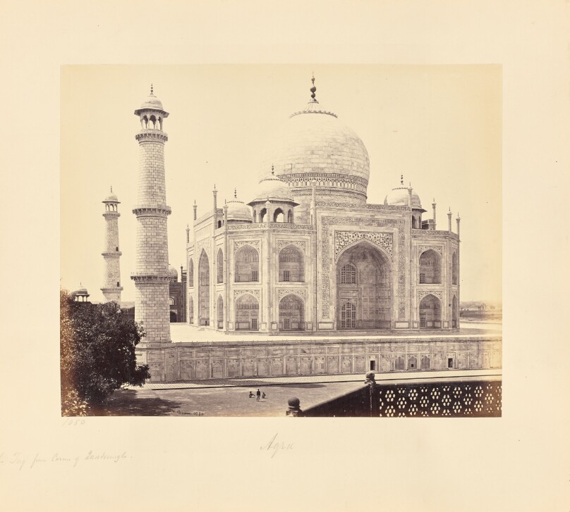 Agra; The Taj, from the Corner of the Quadrangle