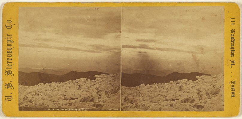 Sunrise from Mt. Washington, N.H.