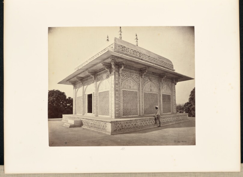 Agra; The Mausoleum of Prince Etmad-Dowlah, the Marble Cupola