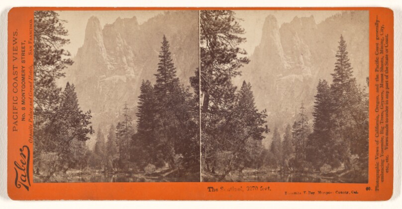 The Sentinel, 3270 feet, Yosemite Valley, Mariposa County, Cal.