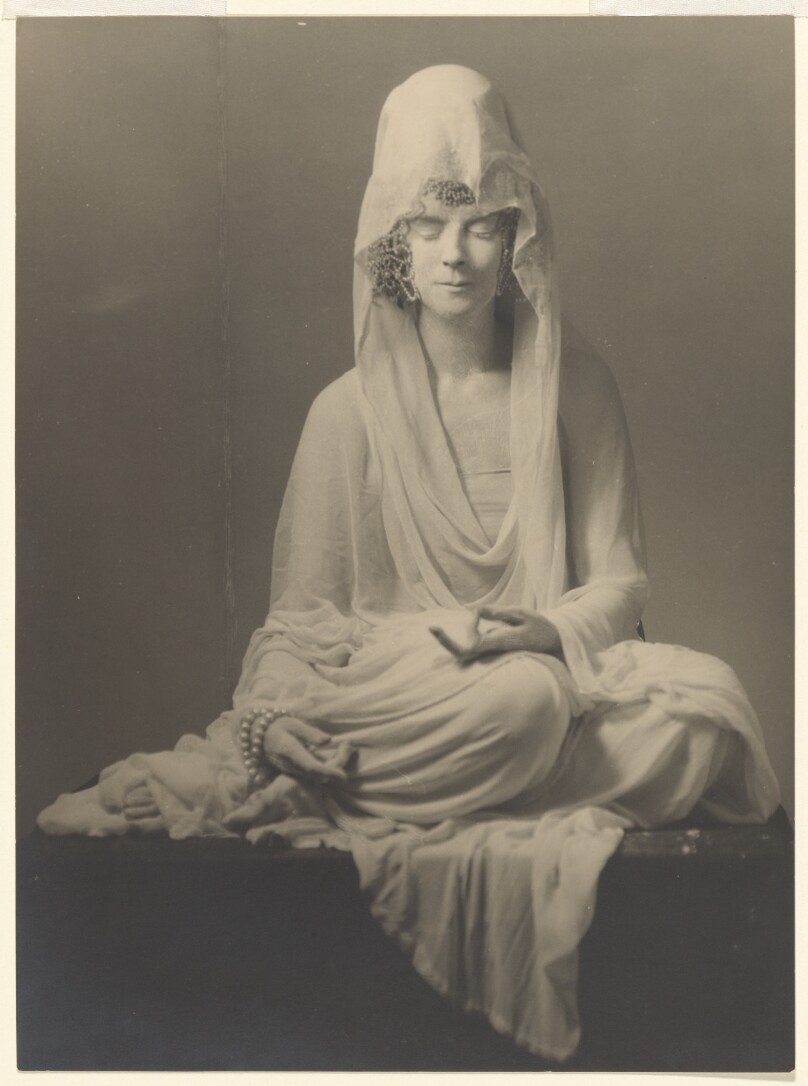 [Ruth St. Denis seated]