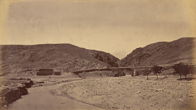 Surakh-aub, Bridge showing Gorge