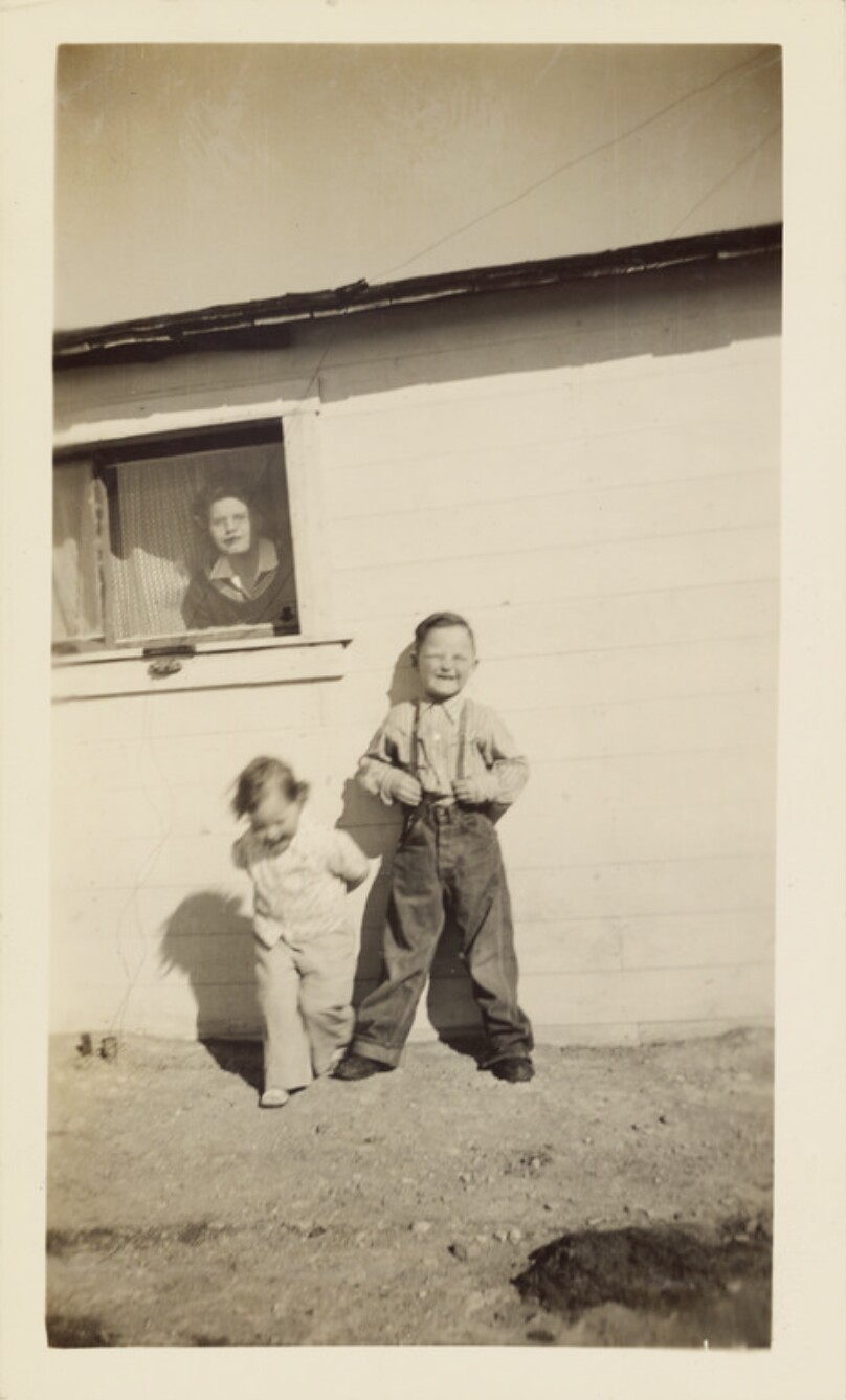[Woman and children]