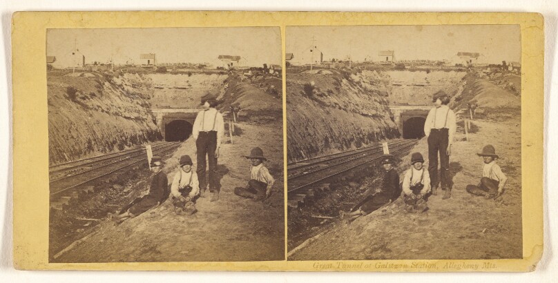 Great Tunnel of Galitzan Station, Allegheny Mts.