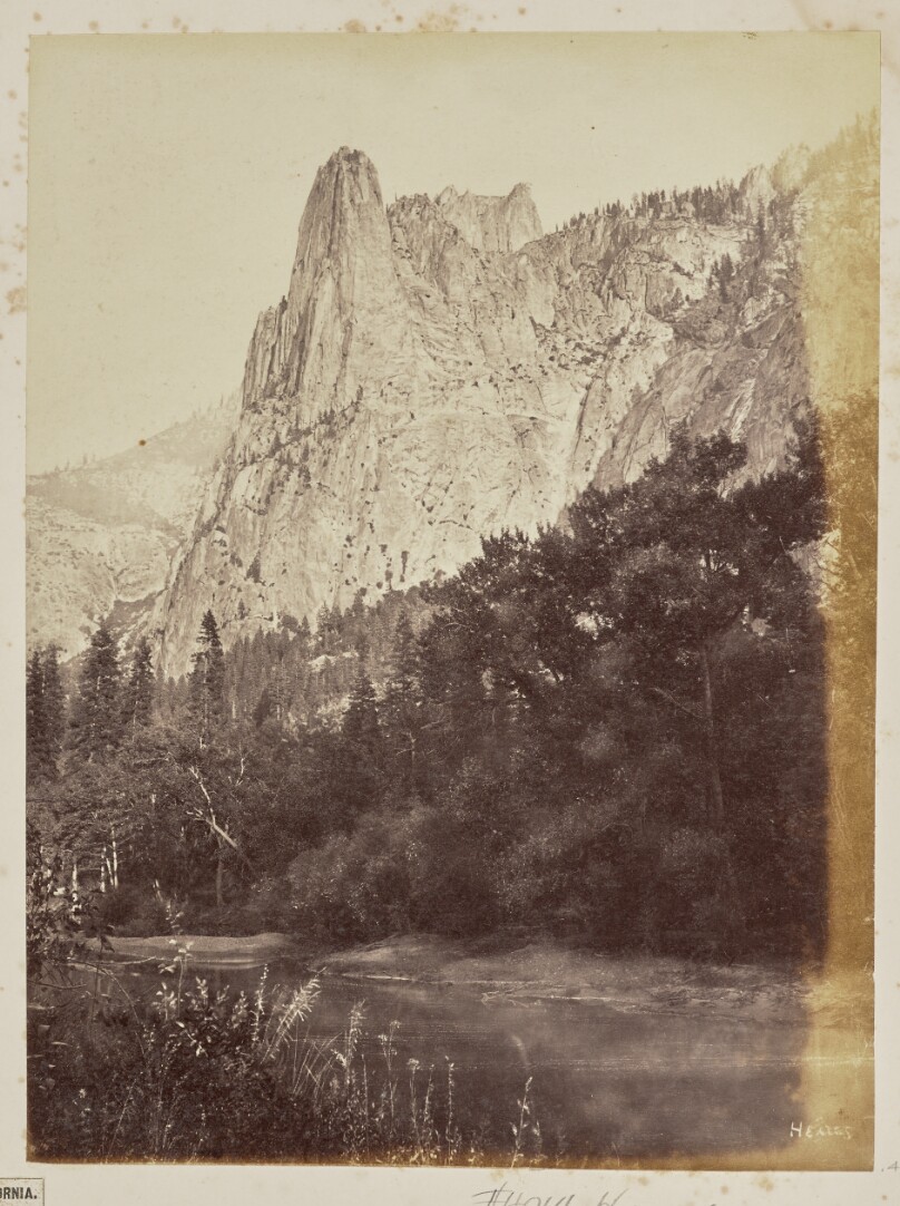 Yo-Sem-i-te Valley, California. Loya, (Sentinel Rock). 3,270 Feet above Valley