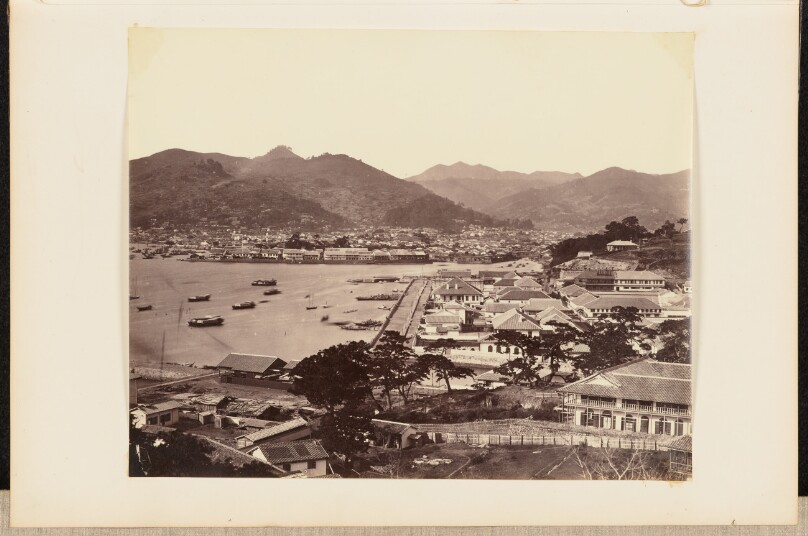 [Partial Panoramic View of Nagasaki]