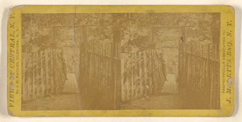 Bridge over the Owa-sa-ga. [Crystal Springs, Yates County, New York]