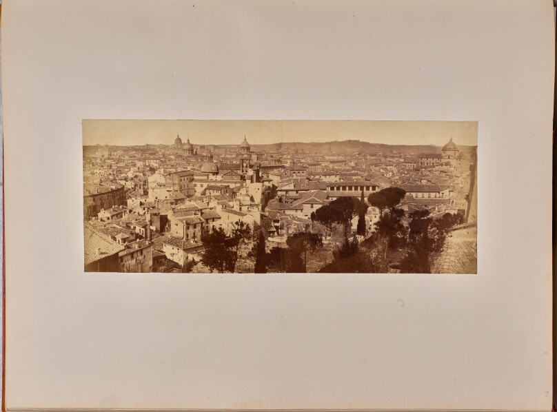[Panoramic view of Rome]