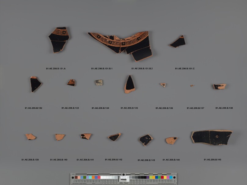 Attic Red-Figure Kylix Fragment