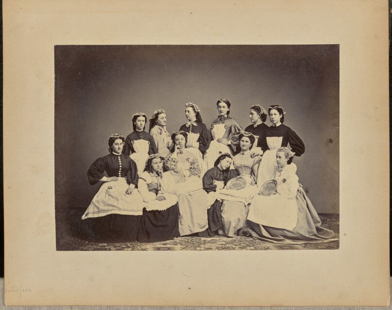 [Waitresses at Albany Army Relief Bazaar]