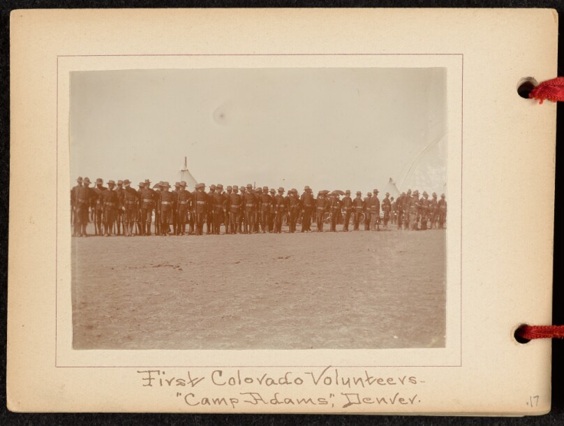 First Colorado Volunteers - "Camp Adams," Denver
