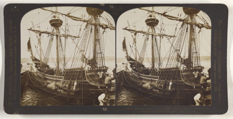 The half Moon, replica of Hendrick Hudson's vessel, Hudson-Fulton Celebration, New York, U.S.A.
