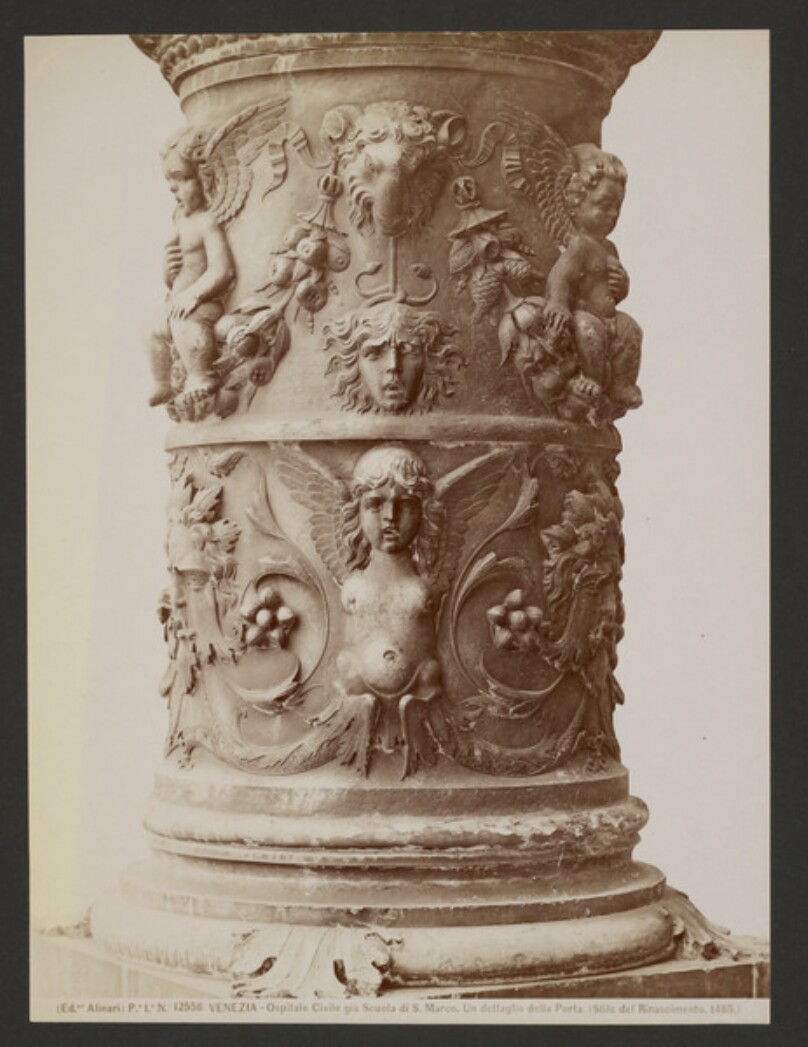 Doorway detail, Scuola di San Marco, Venice