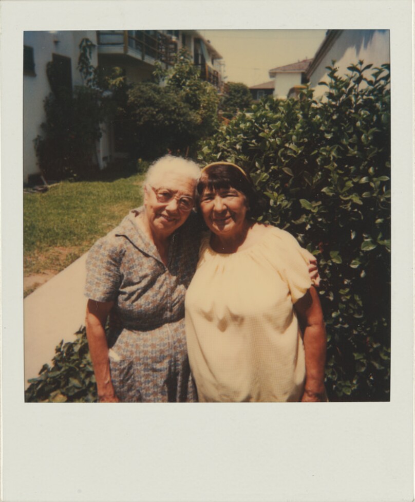 [Two women]