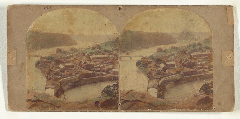 Harper's Ferry, The Shenandoah on the left, the Potomac on the right.