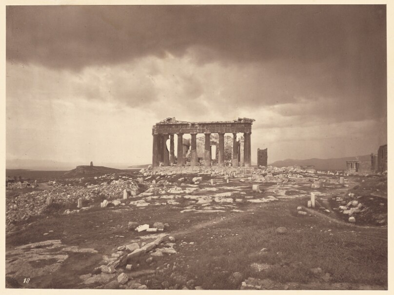View of the Athenian Acropolis from the East