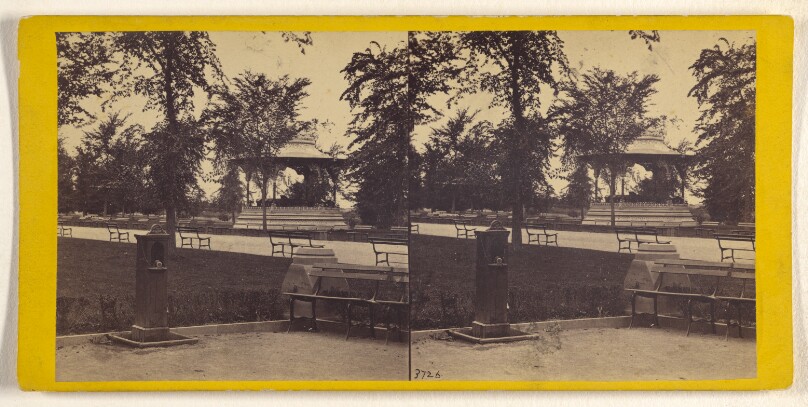 A Visit to the "Central Park" in the Summer of 1863. The Music Stand.