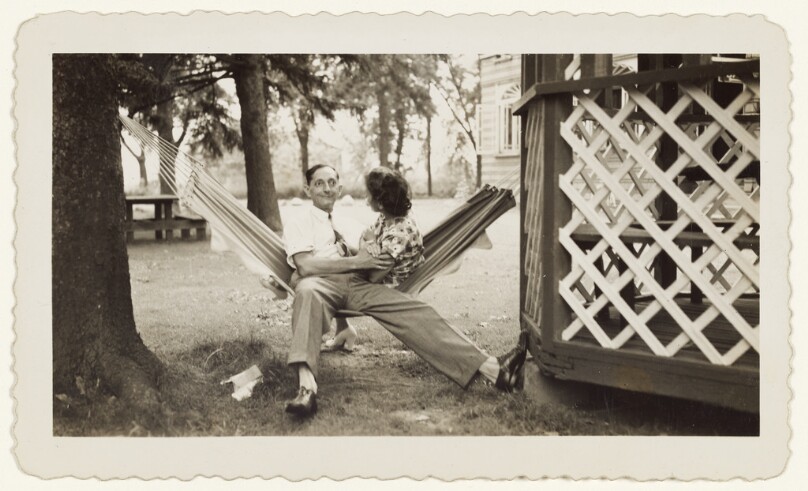 [Couple in hammock]