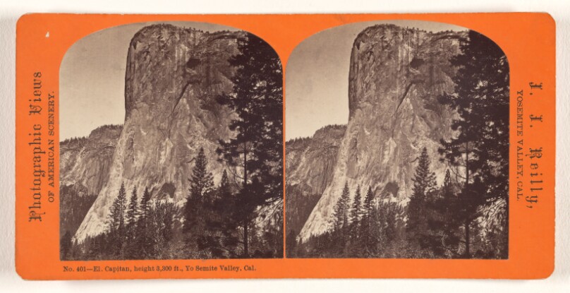 El. Capitan, height 3,300 ft., Yo Semite Valley, Cal.