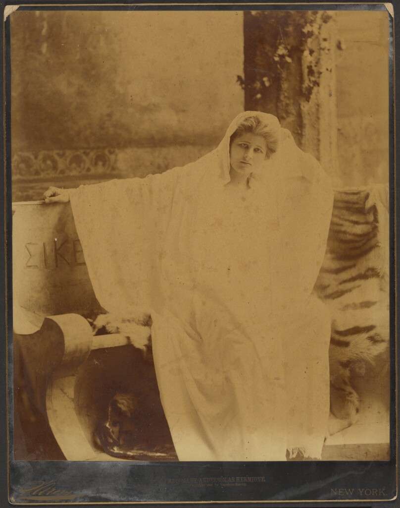 Miss Mary Anderson as Hermione.