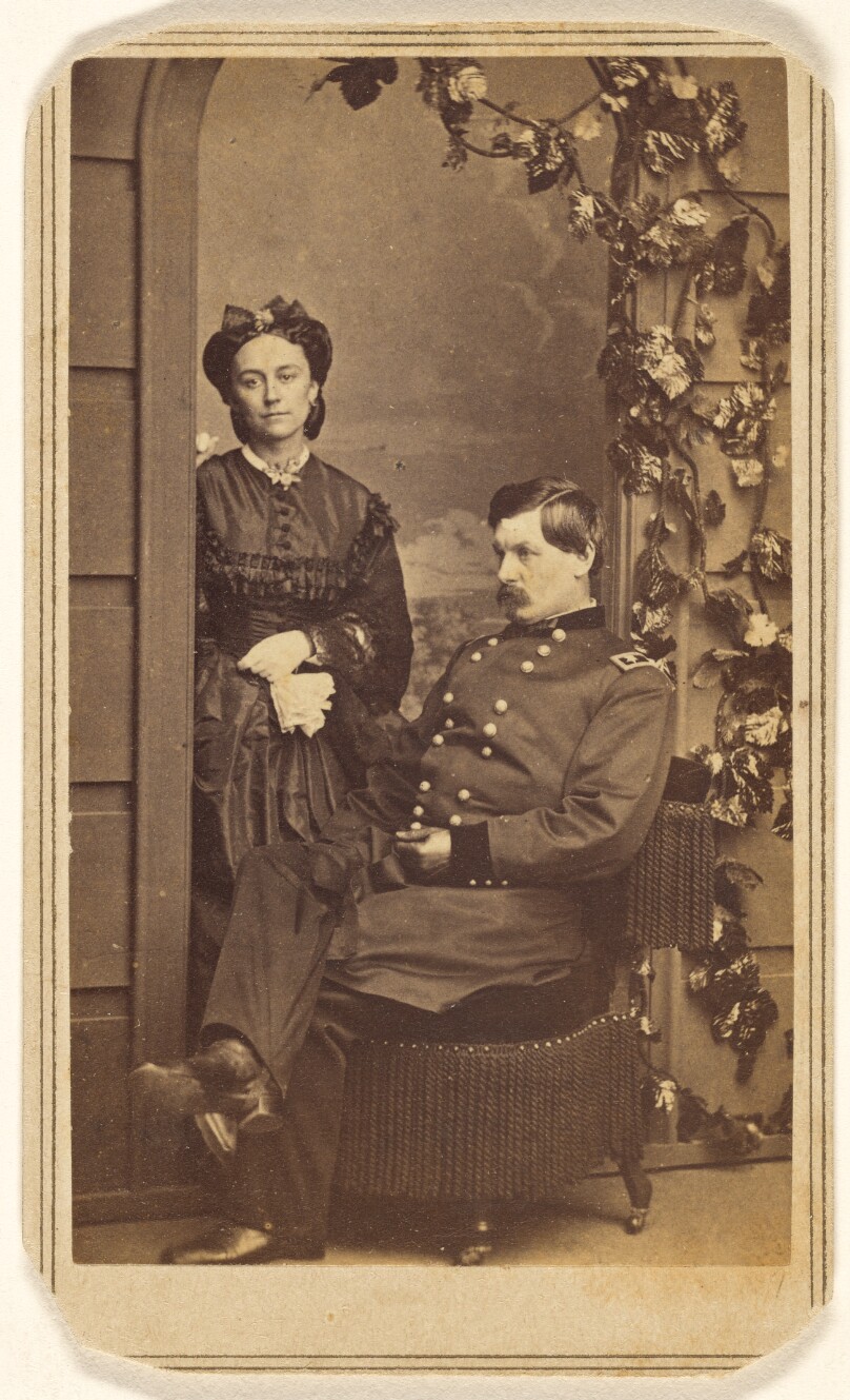 [General George Brinton McClellan and his wife]