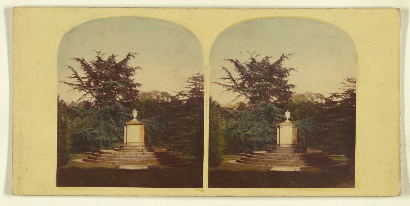 "Boatswain's" Tomb. [Newstead Abbey.]