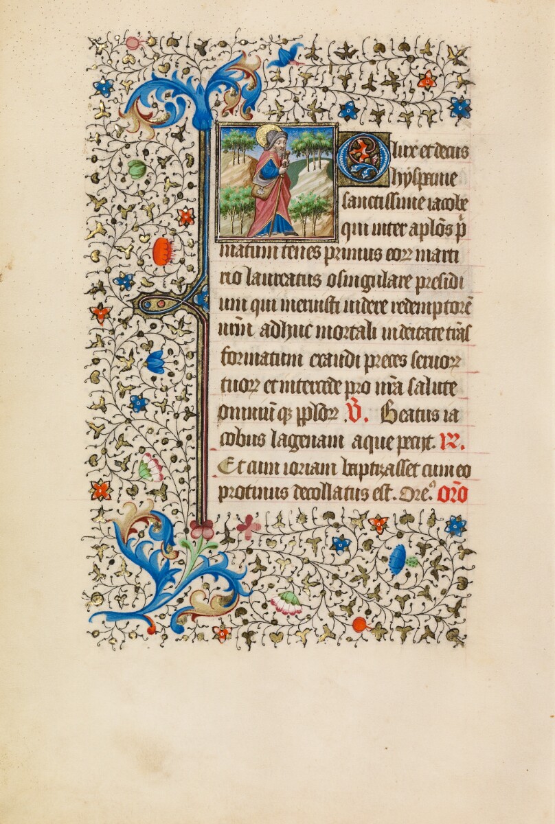 Saint James as a Pilgrim with a Purse and a Staff