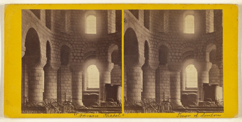 The Tower of London. The Norman Chapel.