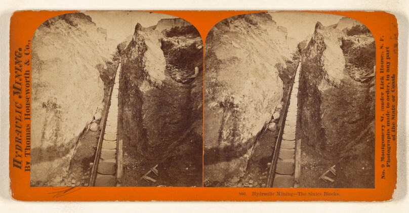 Hydraulic Mining - The Sluice Blocks.