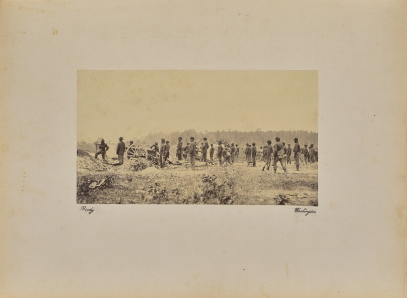 Captain Coopers [sic] Battery - 1 Pennsylvania B. [sic] in front of P.