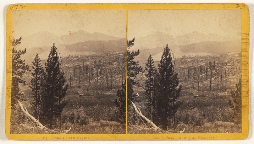 Long's Peak, from The Meadows. [Colorado]