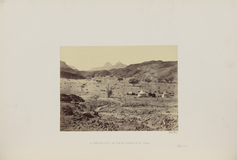 A Camping Place in the Wilderness of Sinai