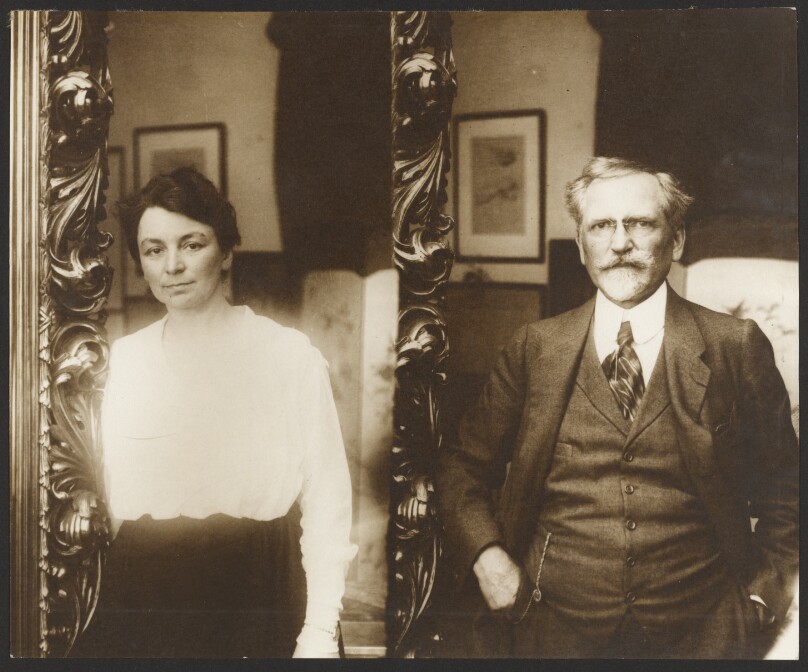[Portrait of Alphonse Mucha and His Wife]