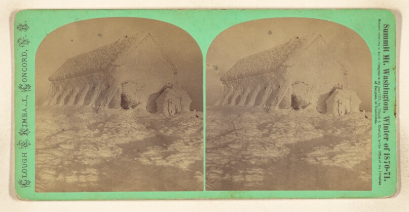 Depot - (Observatory) from Tip Top House. [Mt. Washington, N.H.]
