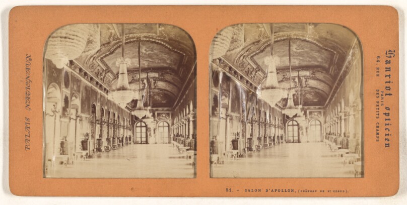 Salon d'Apollon, (Chateau de St. Cloud).