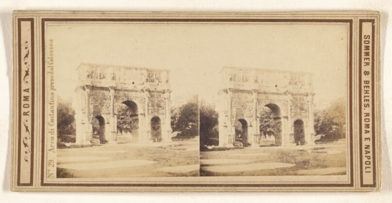 Arco di Costanfino preso dal Colosseo