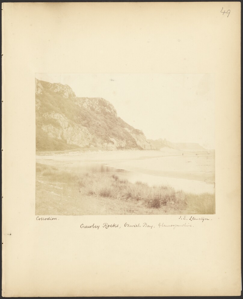 Crawley Rocks, Oxwich Bay, Glamorganshire.