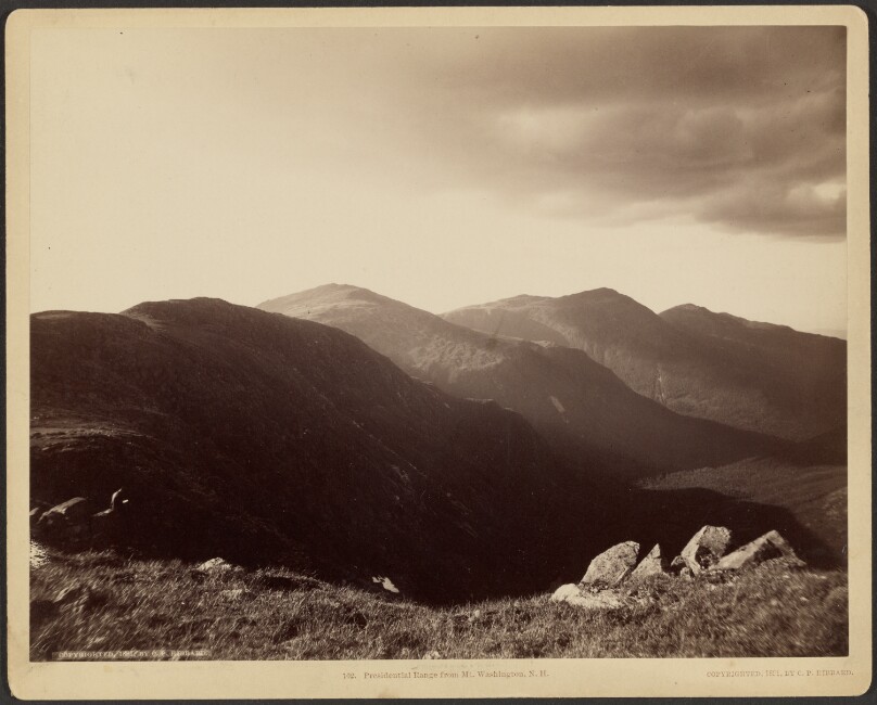 Presidential Range from Mt. Washington, N.H.