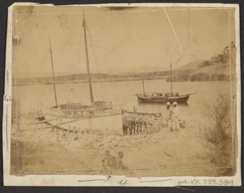 The "Morning Star" at Anchor